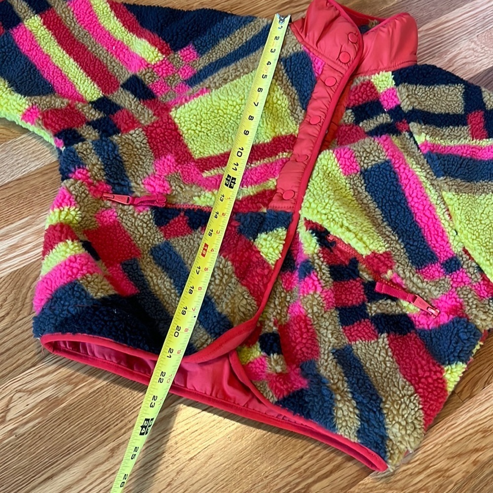 NWT Free People Movement Hit The Slopes Printed Fleece Jacket XSmall - Picture 7 of 11